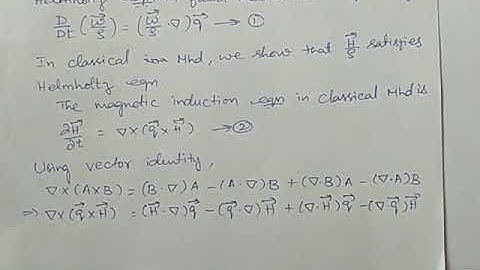 Helmholtz equation (Mhd)