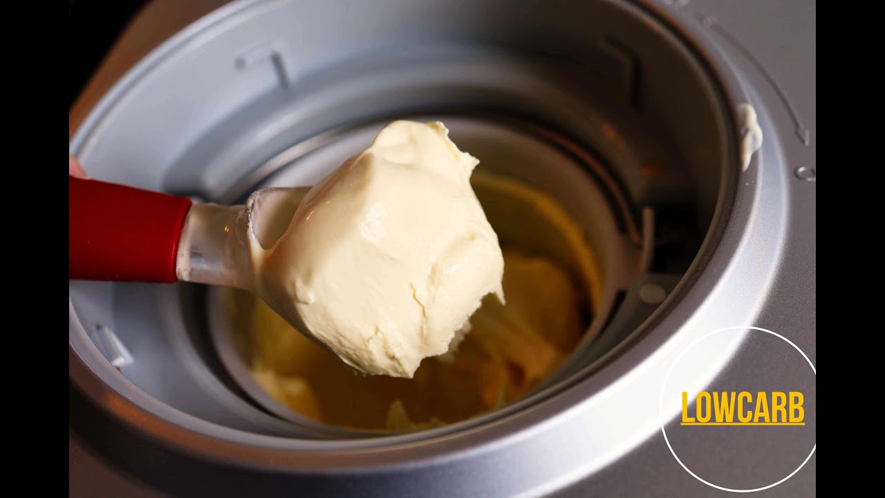 Sorvete Lowcarb de Baunilha/Creme. Apenas 4 ingredientes, fácil, saudável e seguro para Diabéticos!