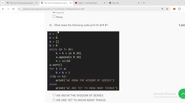 The Joy of Computing using Python |  week 3 Nptel Assignment solutions 2024