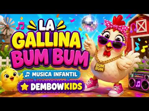 La Gallina 🐓 Bum Bum 💥 (Musica infantil) (Canciones infatiles)