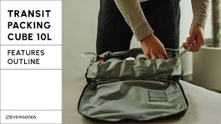 Features Outline Video | Transit Packing Cube 10L