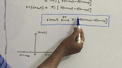 Signals & Systems - Fourier Transform of Standard signals(Part-5) - UNIT II