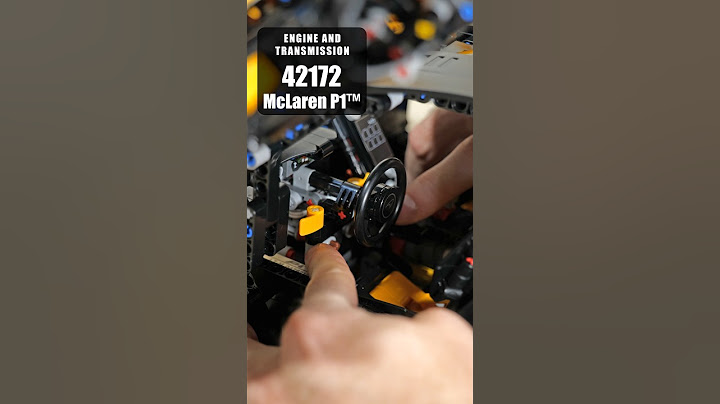 LEGO 42172 Engine and Transmission |  LEGO Technic McLaren P1 | 42172 Showcase | LEGO 2024 Supercar