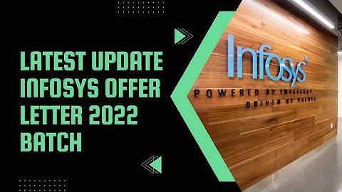 Infosys offer letter latest update 💯 Good News for 22 March | April