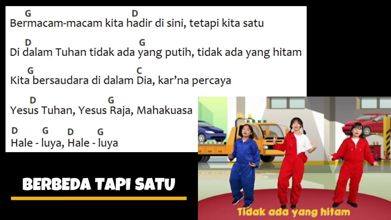 Berbeda Tapi Satu   |   Lagu Sekolah Minggu