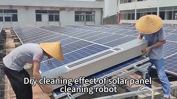 Product show of Multifit solar panel cleaning robot#multifit