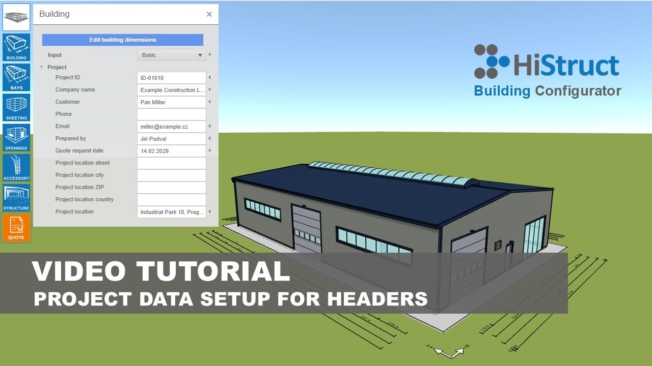Video Tutorial •• Project Data Setup for Headers - YouTube