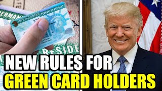 New Rules for Green Card Holders : Major Rule Changes | Immigration YT TV