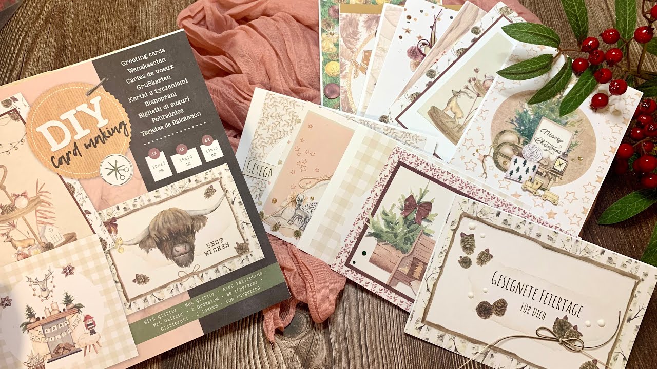 Action • 12 Karten mit einem DIY Card Making Block von #decotimecrafts ...
