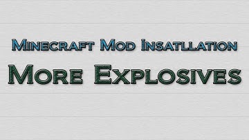 Minecraft 1.3.2 - How to install More Explosives Mod (OUTDATED)