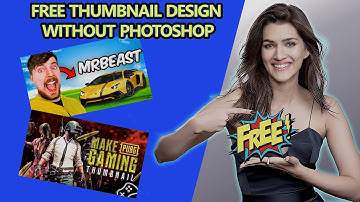 How to make YouTube thumbnails Without Photoshop || Free Thumbnail design in Krita