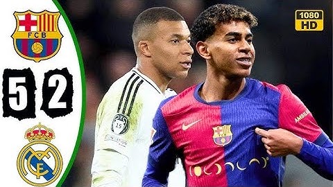 أهداف مباراة ريال مدريد 2 - 5 برشلونة | نهائي كأس السوبر الإسباني