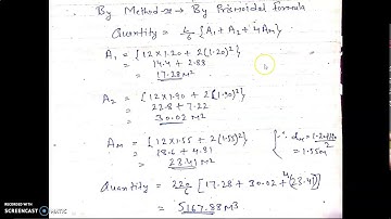 Lecture-16 Numerical problem based on quantity of earthwork