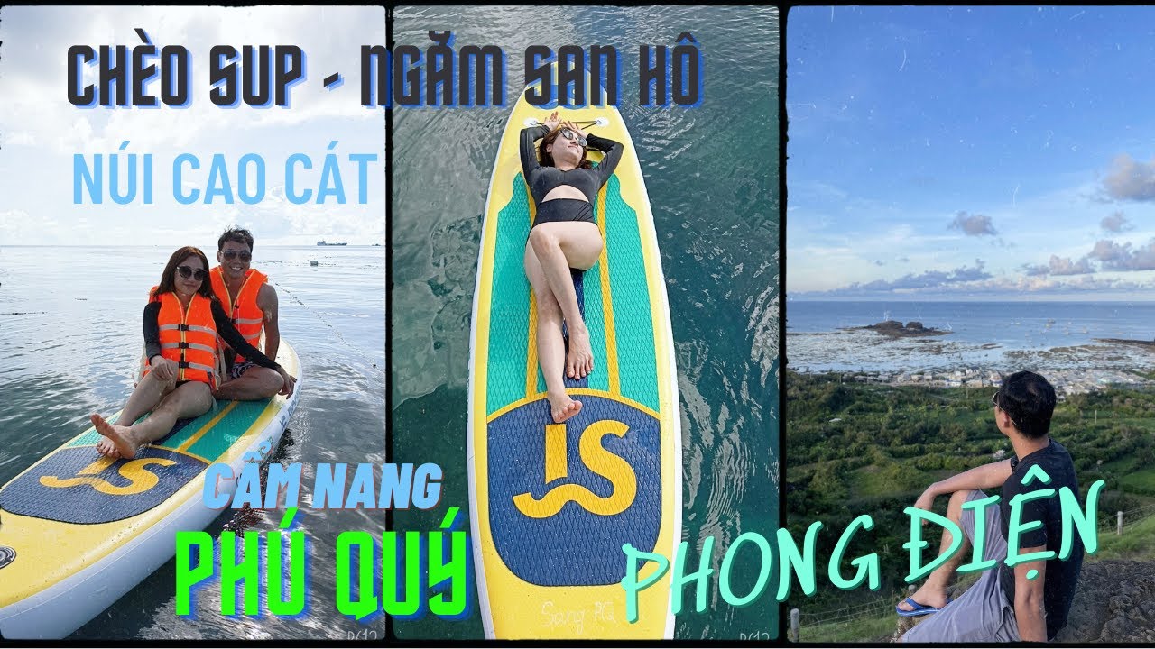 Du lịch Phú Quý 2022 [P3]: Chèo SUP lặn ngắm san hô -... - youtube