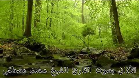 الأذان بصوت القارئ الشيخ محمد مصطفى