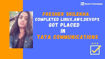 Besant Technologies Electronic City | Srilekha Got Placed in TATA Communication | AWS, DevOps Course