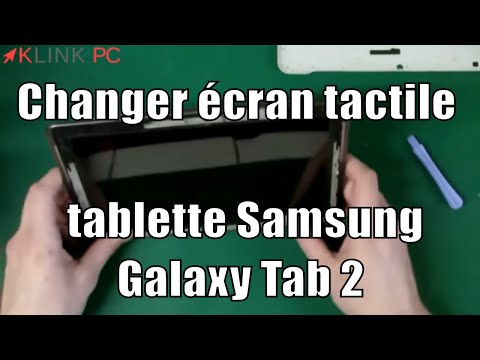 How to change the touch screen and tile of your Samsung Galaxy Tab 2 10.1 inch tablet