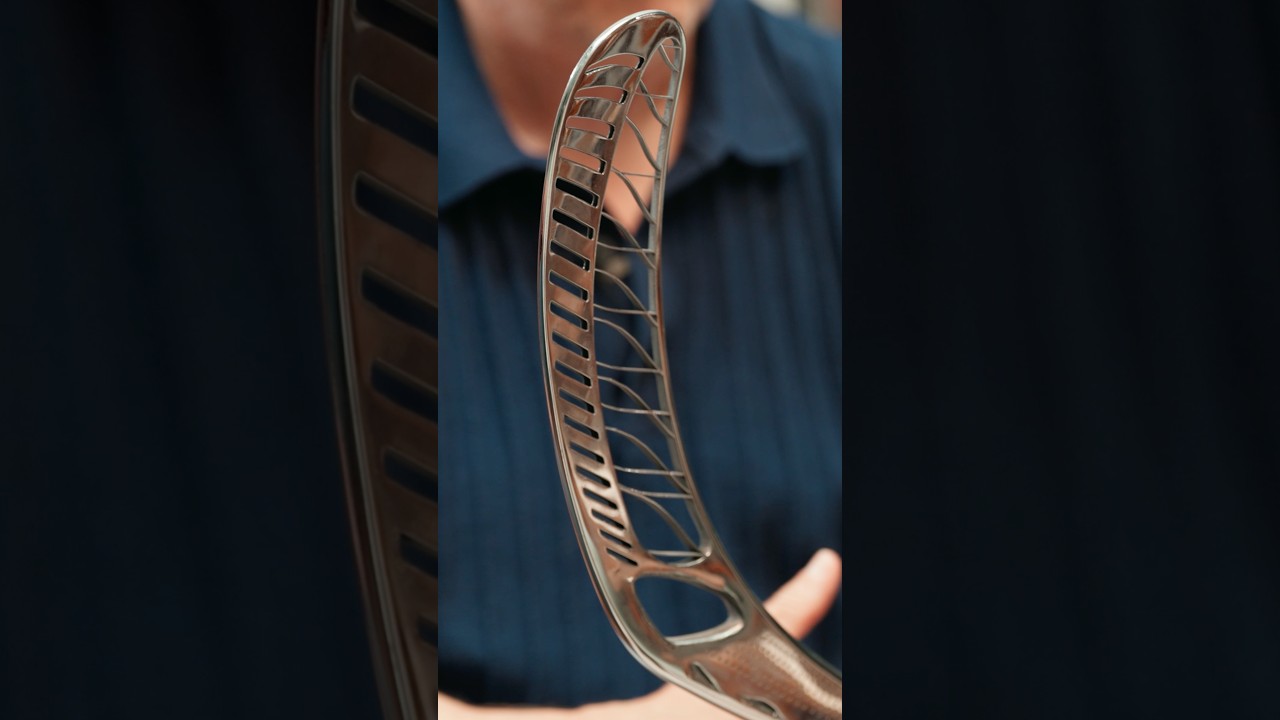 BUILT FROM 3D PRINTED TITANIUM ! A first look at what’s coming from Vanquish Hockey.
