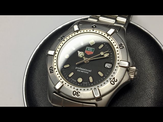 TUTORIAL Tag HEUER 2000 WE1210-R quick battery change - YouTube