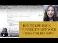 How to use bookfunnel to distribute free e books for reviews