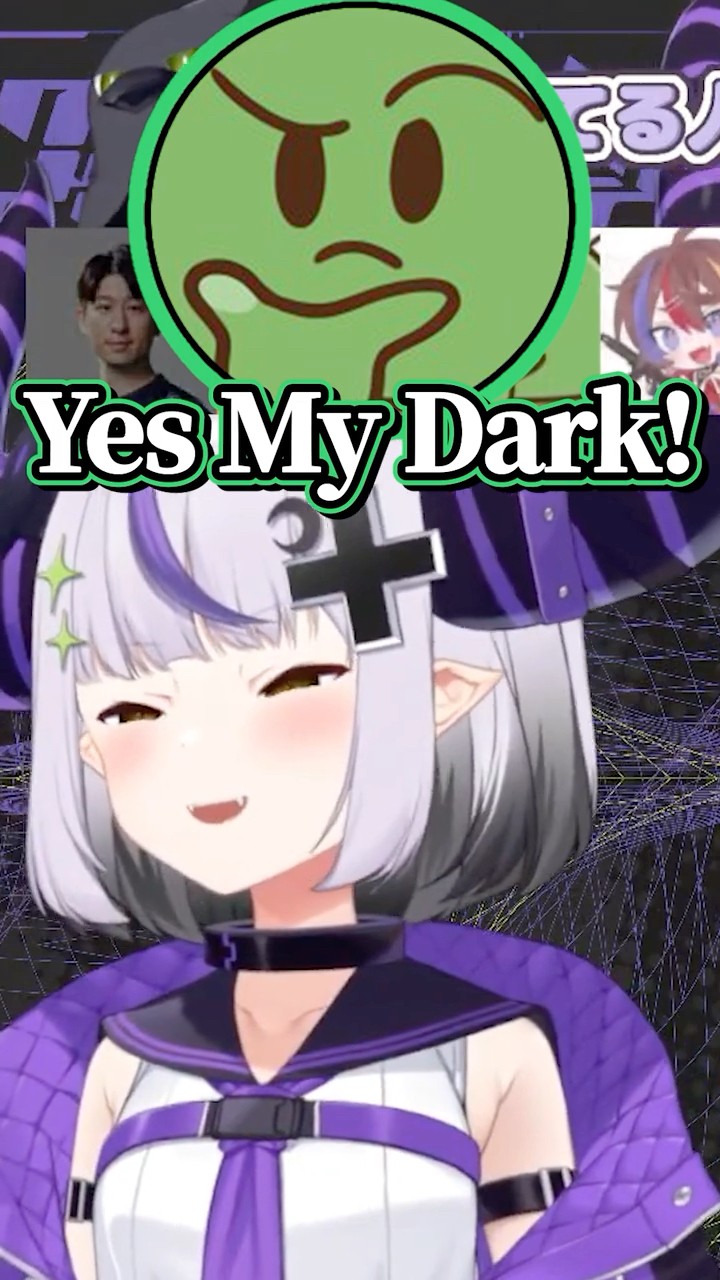 ラプ様にYes My Dark!!って言いたいだけの人達 【みこだよ/ぐちつぼ/メルトン/Killin9Hit/ラプラス・ダークネス】#shorts
