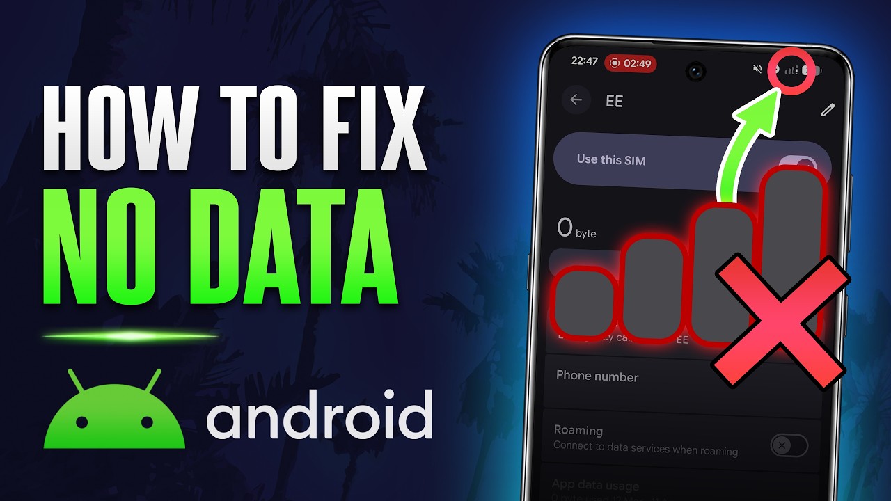 How to FIX Data Not Working on Android Phone - YouTube