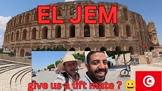 EL JEM .. visiting largest colosseum in Africa , exploring surrounding area Tunisia 🇹🇳