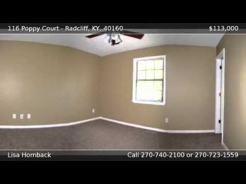 116 Poppy Court, Radcliff, KY home video tour
