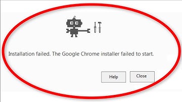 How To Fix Installation Failed || The Google Chrome Installer Failed To Start Error