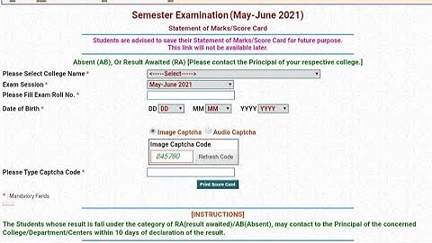sol B. A program 1st samester ( obe) result declared 2021//sol result b. a 1st year how can chak