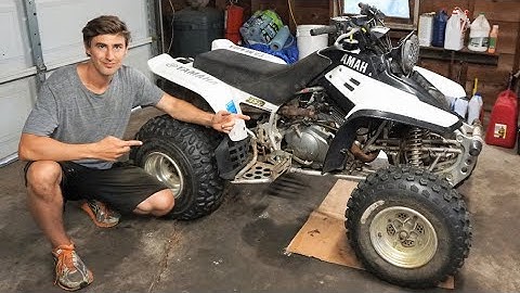 Will This Really Work? Fixing The Yamaha Warrior 350cc Quad (Engine Knocking Fix)