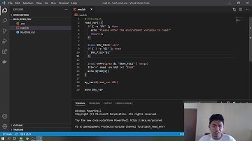 [DevOps] Bash Scripting - Read Value from .env file.
