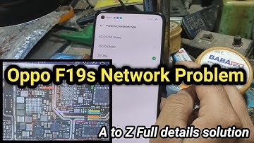 oppo f19s network problem solution