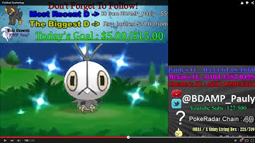 (Shiny Grass) Live Shiny Scatterbug In Pokemon X After 40 Encounters via PokeRadar Chaining