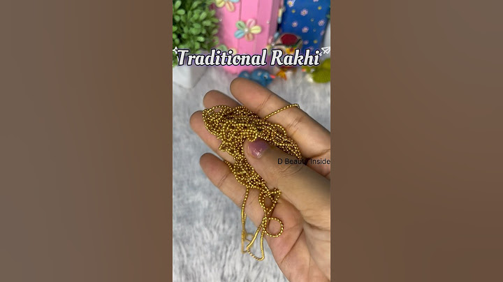 DIY traditional Rakhi 🌼handmade rakhi ideas 🌼#dbeautyinside9 #diy #craft #youtubeshorts #rakhi