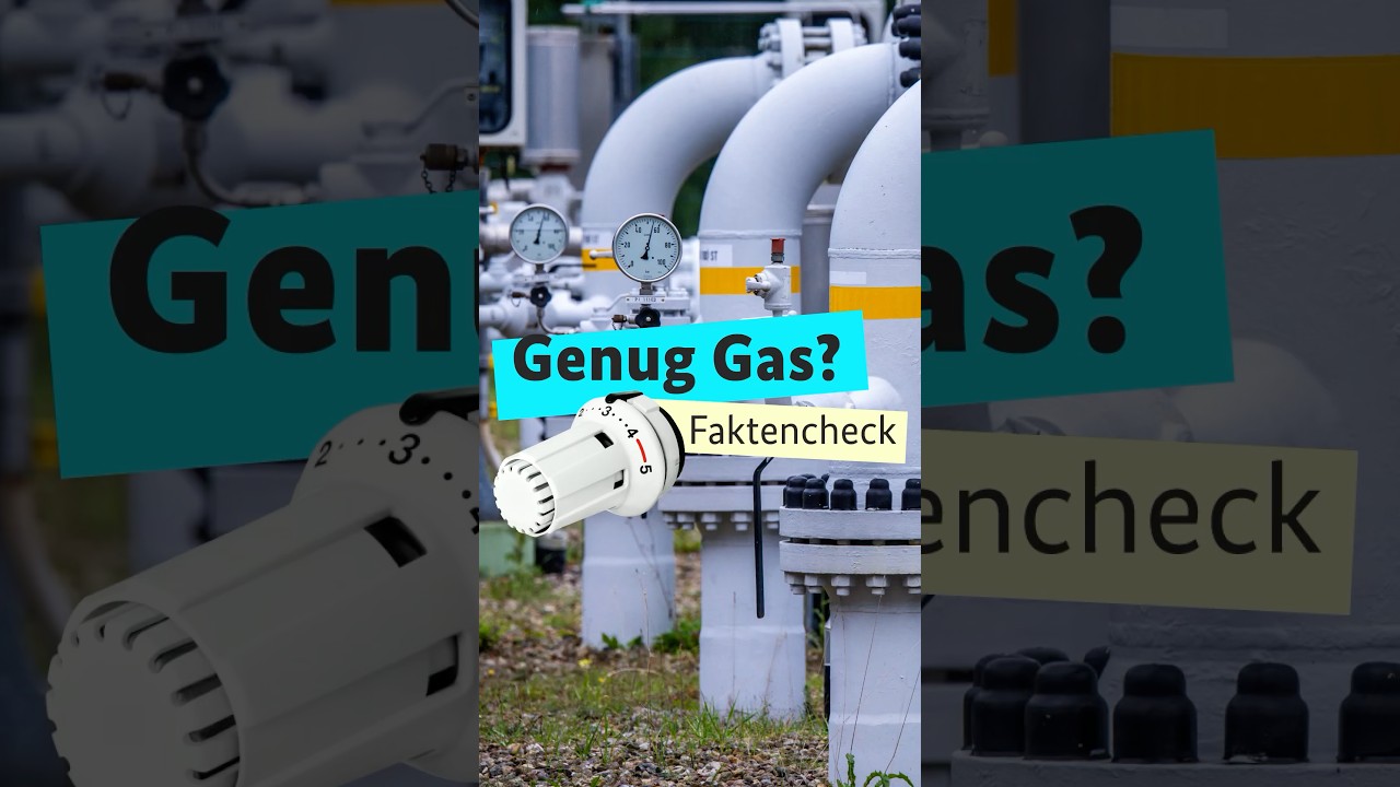 Faktencheck: F&uuml;llstand der Gasspeicher. #Shorts #Gas #Versorgung