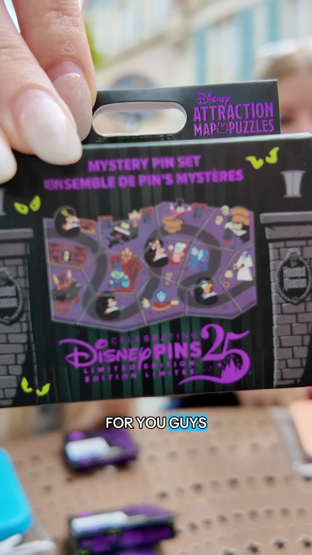 Haunted Mansion Puzzle Pins!💜👻 #disney #disneypins