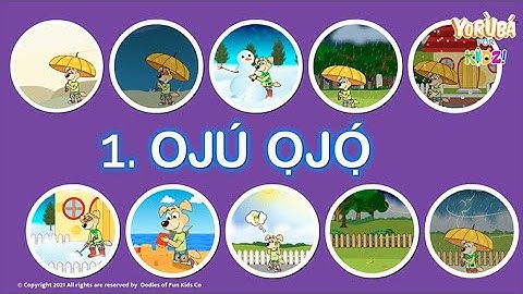 Ojú Ọjọ́ - Weather Part 1 | Yoruba for Kidz | Learn  weather types in Yoruba with Ajani Aja |