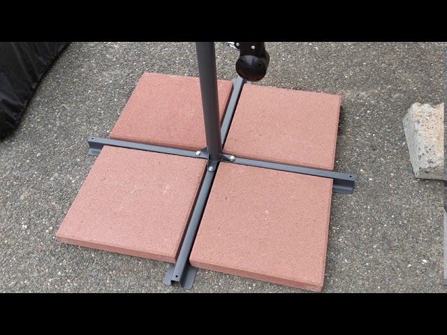 cantilever patio umbrella base weight Rolling Stand With Refillable HDPE Reservoirs Heavy Duty Setup That Keeps It Steady In Wind 253 To 363 Lb Below are the recommended weights for umbrella bases Outsunny Freestanding Umbrella Base: Heavy-Duty,