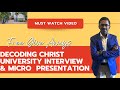 Secretive hacks for christ university interview and micro presentation  pawan ss