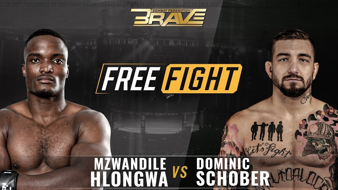 FREE MMA Fight Mzwandile Hlongwa VS Dominic Schober BRAVE CF 44