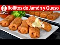 ROLLITOS DE JAMÓN Y QUESO | Vicky Receta Facil