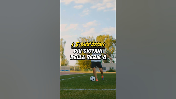 I 5 GIOCATORI PIÙ GIOVANI DELLA SERIE A⚽️