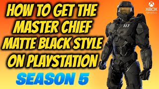 How To Get The Master Chief Matte Black Skin On PlayStation (FORTNITE)