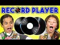 KIDS REACT TO RECORD PLAYERS/VINYL