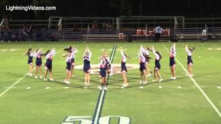 TBS Cheerleading Perform at the 8/30/13 Football Game Halftime Show