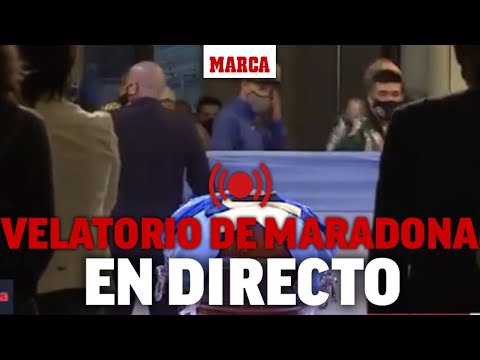 Muere Maradona: el velatorio de Diego Armando Maradona, en directo