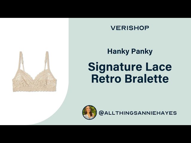 hanky panky, Signature Lace Crossover Bralette 