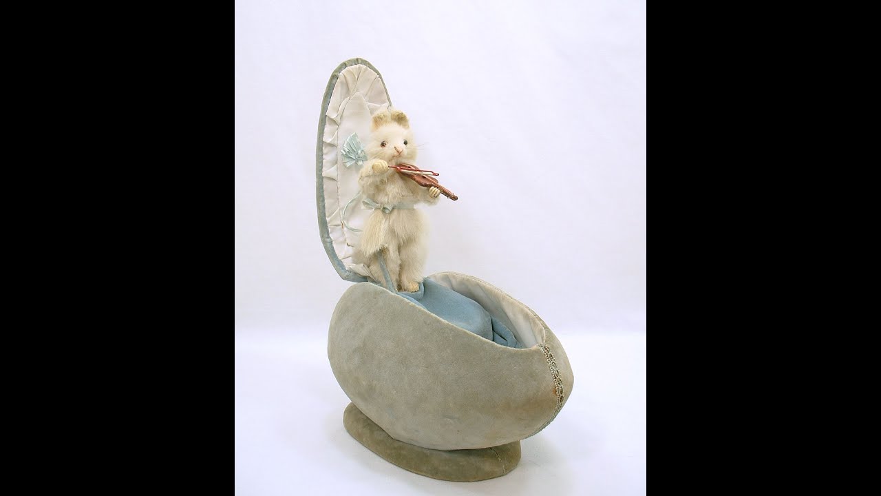 ROULLET & DECAMPS RABBIT IN EGG AUTOMATON - YouTube