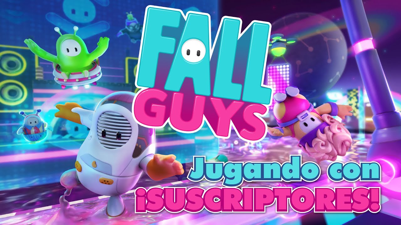 🔴 Resvalando en el RASCAFANGOS ¡JUGANDO con SUSCRIPTORES! | Fall Guys - 